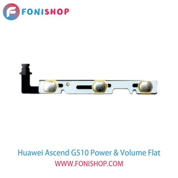 فلت پاور و صدا گوشی هوآوی اسند جی Huawei Ascend G510