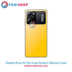 قاب سیلیکونی Xiaomi Poco X5 Pro - محافظ لنزدار
