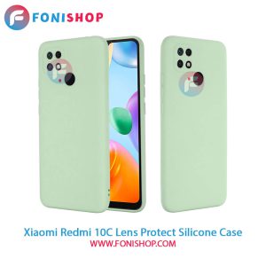 قاب سیلیکونی Xiaomi Redmi 10C - محافظ لنزدار