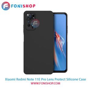 قاب سیلیکونی Xiaomi Redmi Note 11E Pro - محافظ لنزدار