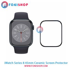 گلس سرامیکی شفاف اپل واچ iWatch Series 8