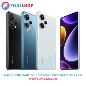 قاب پشت مات Xiaomi Redmi Note 12 Turbo محافظ لنزدار
