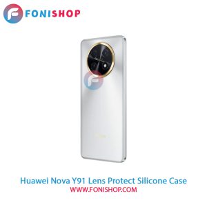 قاب سیلیکونی Huawei Nova Y91 محافظ لنزدار