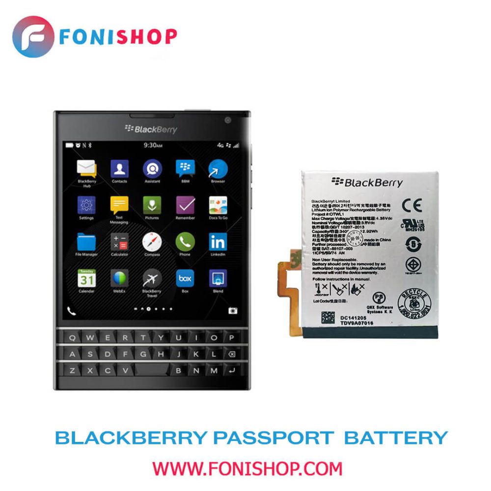 باطری اصلی بلک بری BlackBerry Passport