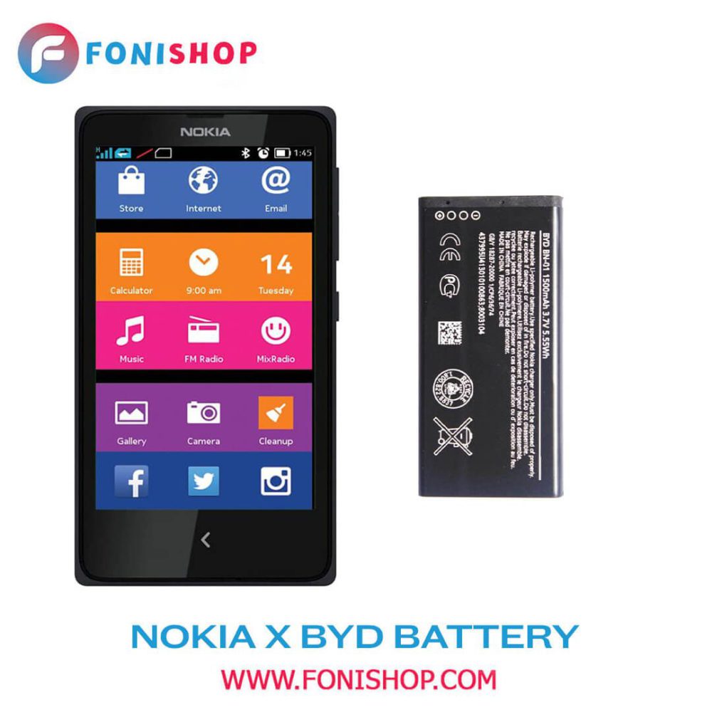 باتری اصلی گوشی نوکیا Nokia X BYD BN-01
