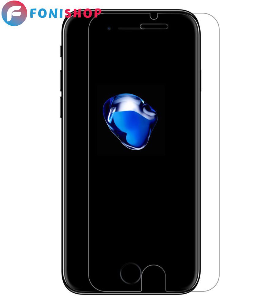 گلس محافظ صفحه نمایش شیشه ای ساده آیفون 7 پلاس iPhone 7 plus