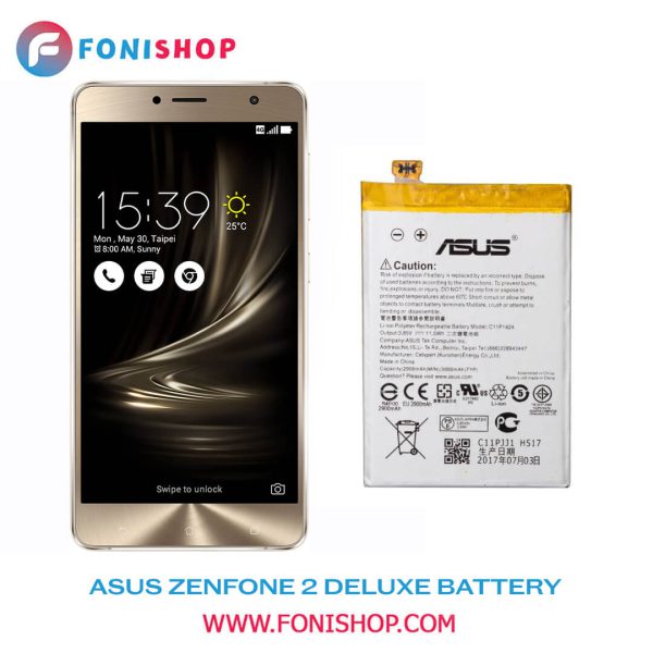 باتری اصلی ایسوس زنفون ASUS Zenfone 2 Deluxe ZE551ML