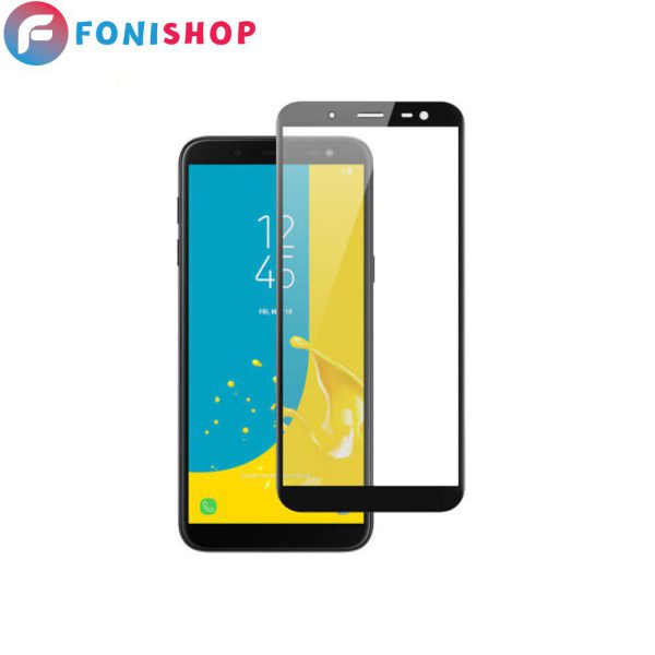 گلس محافظ صفحه نمایش فول تمام صفحه سامسونگ Samsung J6