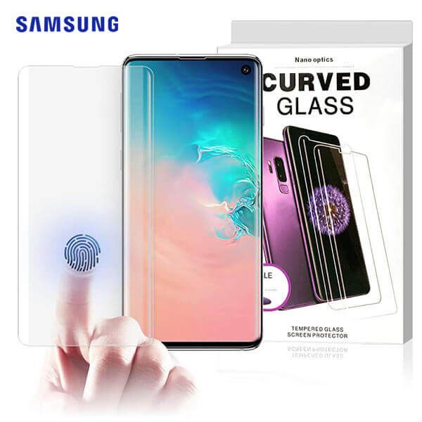 گلس محافظ صفحه نمایش یووی(UV) سامسونگ Galaxy S10