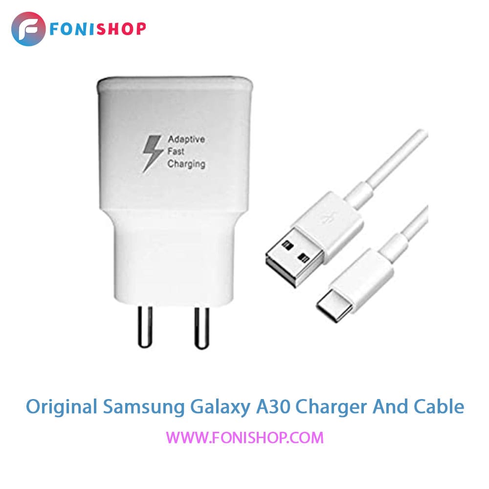 کابل و شارژر فست شارژ اصلی سامسونگ Samsung Galaxy A30