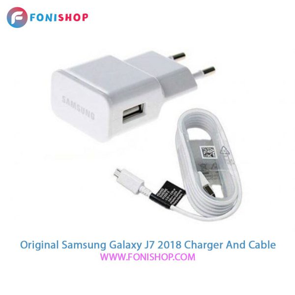 کابل و شارژر اصلی سامسونگ Samsung Galaxy J7 2018
