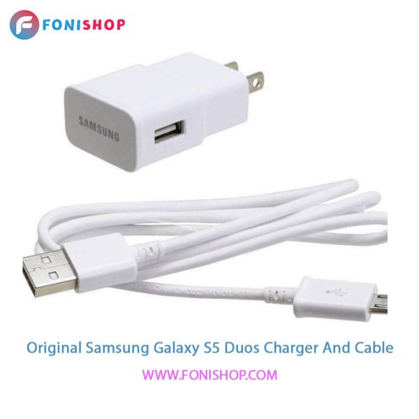 کابل و شارژر اصلی سامسونگ Samsung Galaxy S5 Duos
