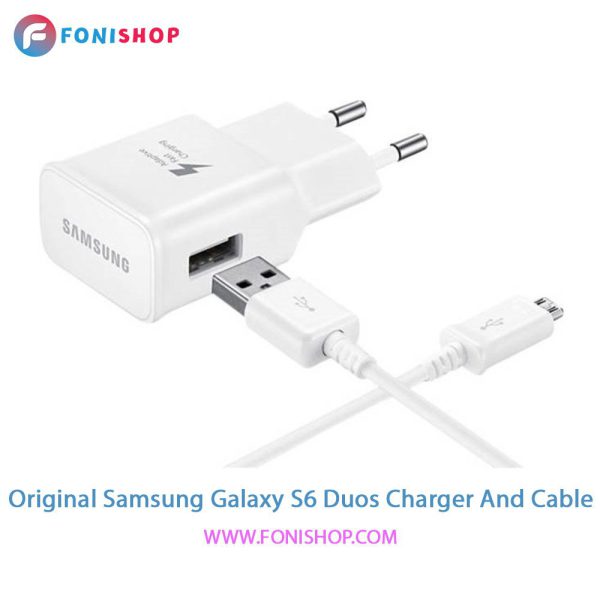 کابل و شارژر اصلی سامسونگ Samsung S6 Duos