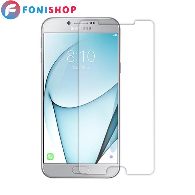 گلس محافظ صفحه نمایش شیشه ای معمولی Samsung A8 2016