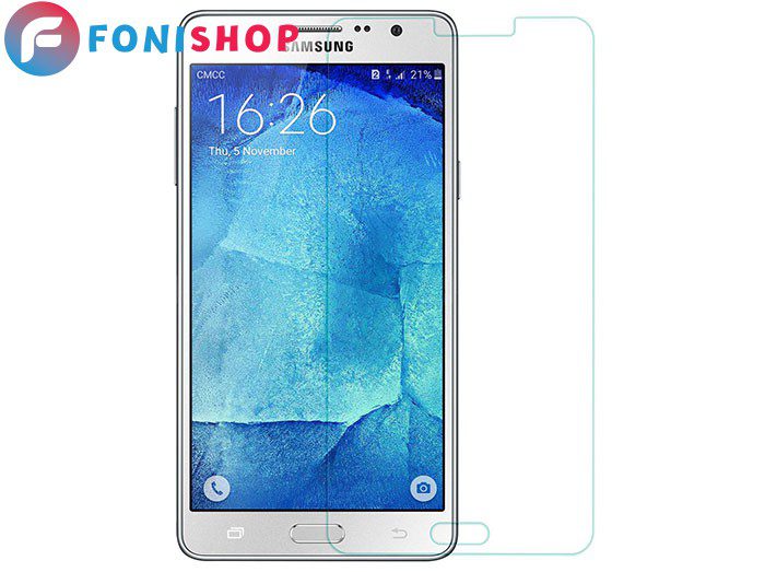 گلس محافظ صفحه نمایش شیشه ای معمولی Samsung Galaxy On7