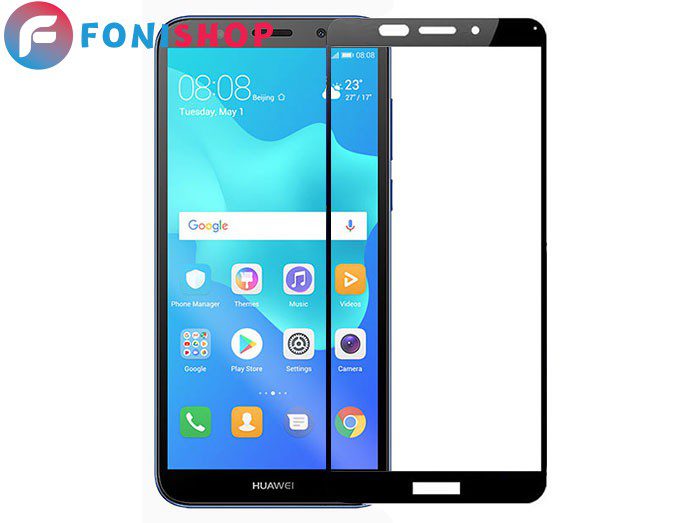 گلس محافظ صفحه نمایش فول تمام صفحه Huawei Y5 Prime 2018