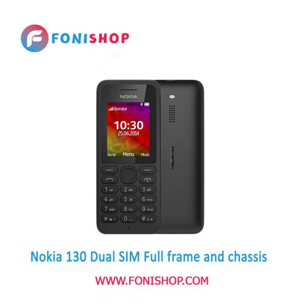 قاب و شاسی کامل نوکیا Nokia 130 Dual SIM