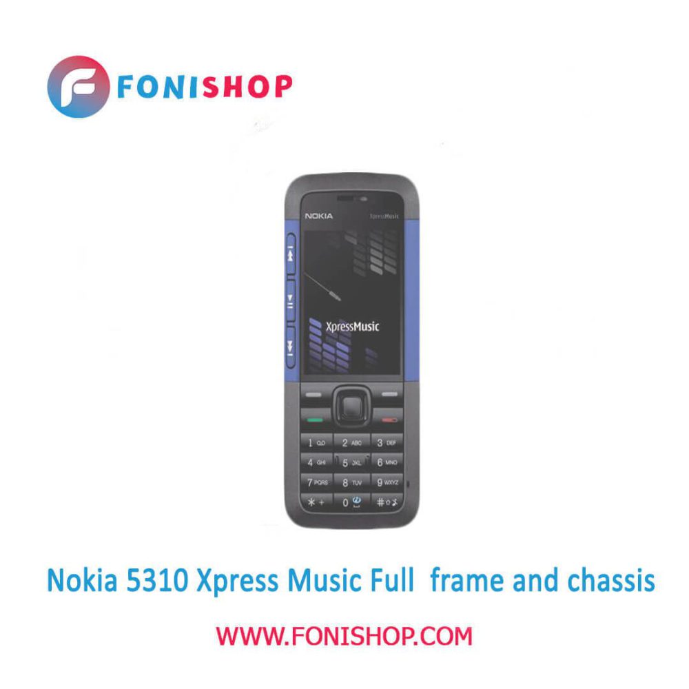 قاب و شاسی کامل نوکیا Nokia 5310 XpressMusic
