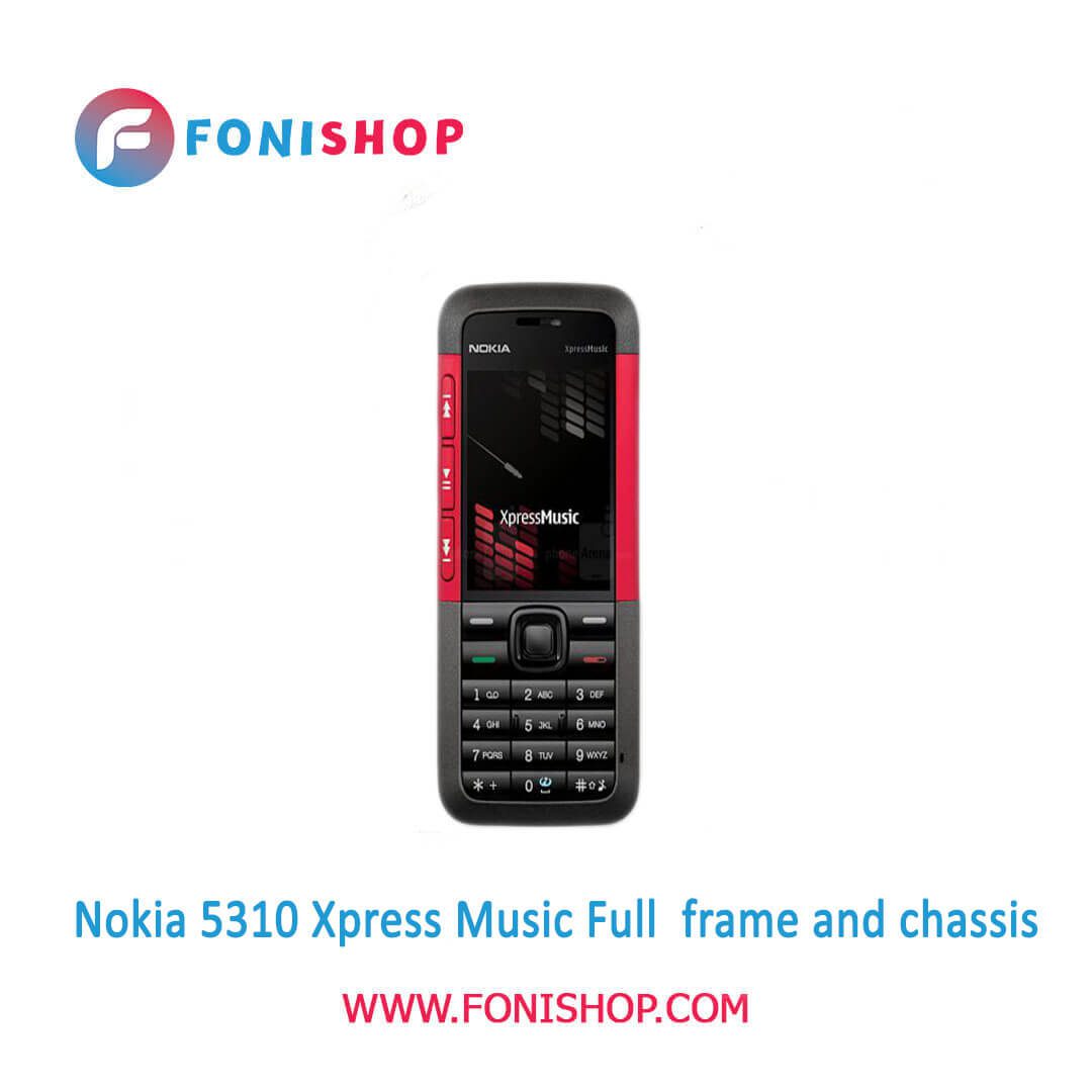 قاب و شاسی اورجینال گوشی نوکیا Nokia 5310 XpressMusic مدل 5310 XpressMusic.