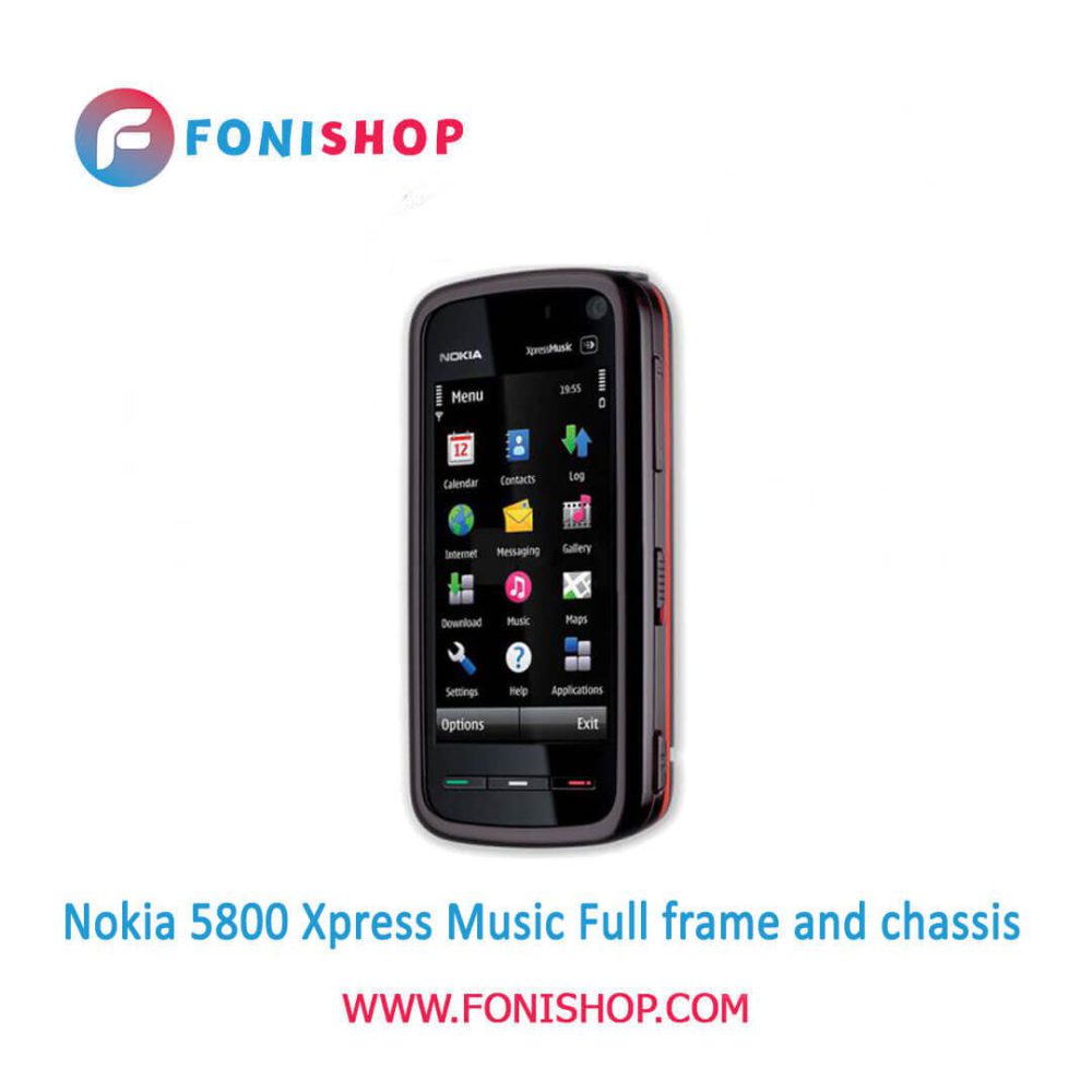 قاب و شاسی کامل نوکیا Nokia 5800 Xpress Music