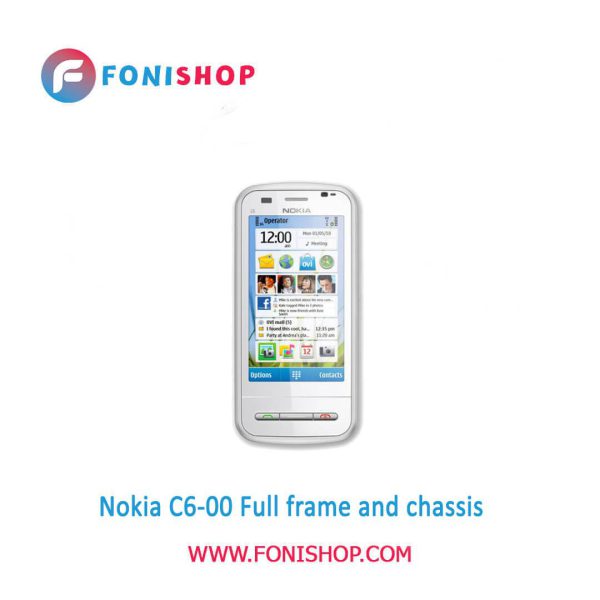 قاب و شاسی کامل نوکیا Nokia C6-00