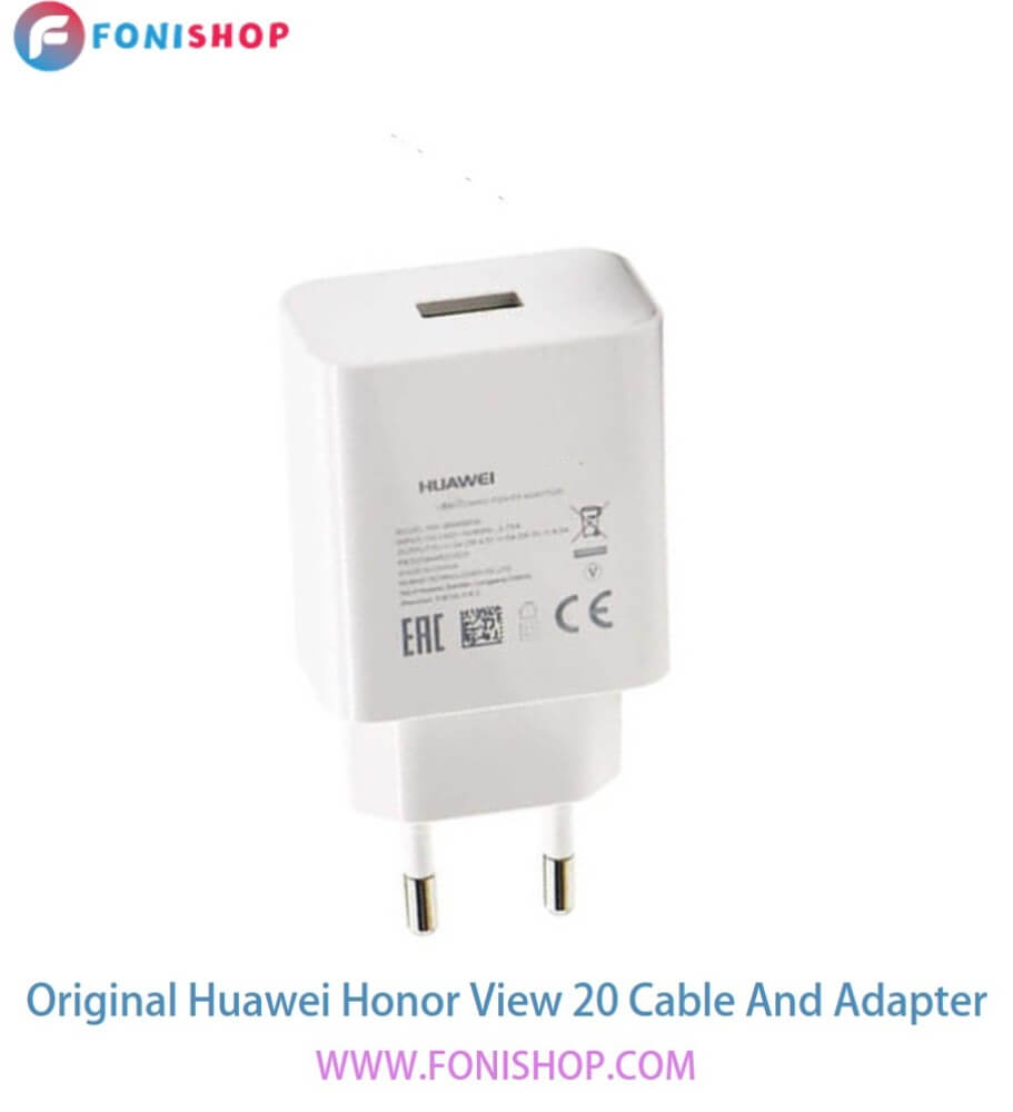 کابل شارژ و شارژر(کلگی-سری) فست شارژ اصلی گوشی هوآوی هانر ویو Huawei Honor Veiw 20