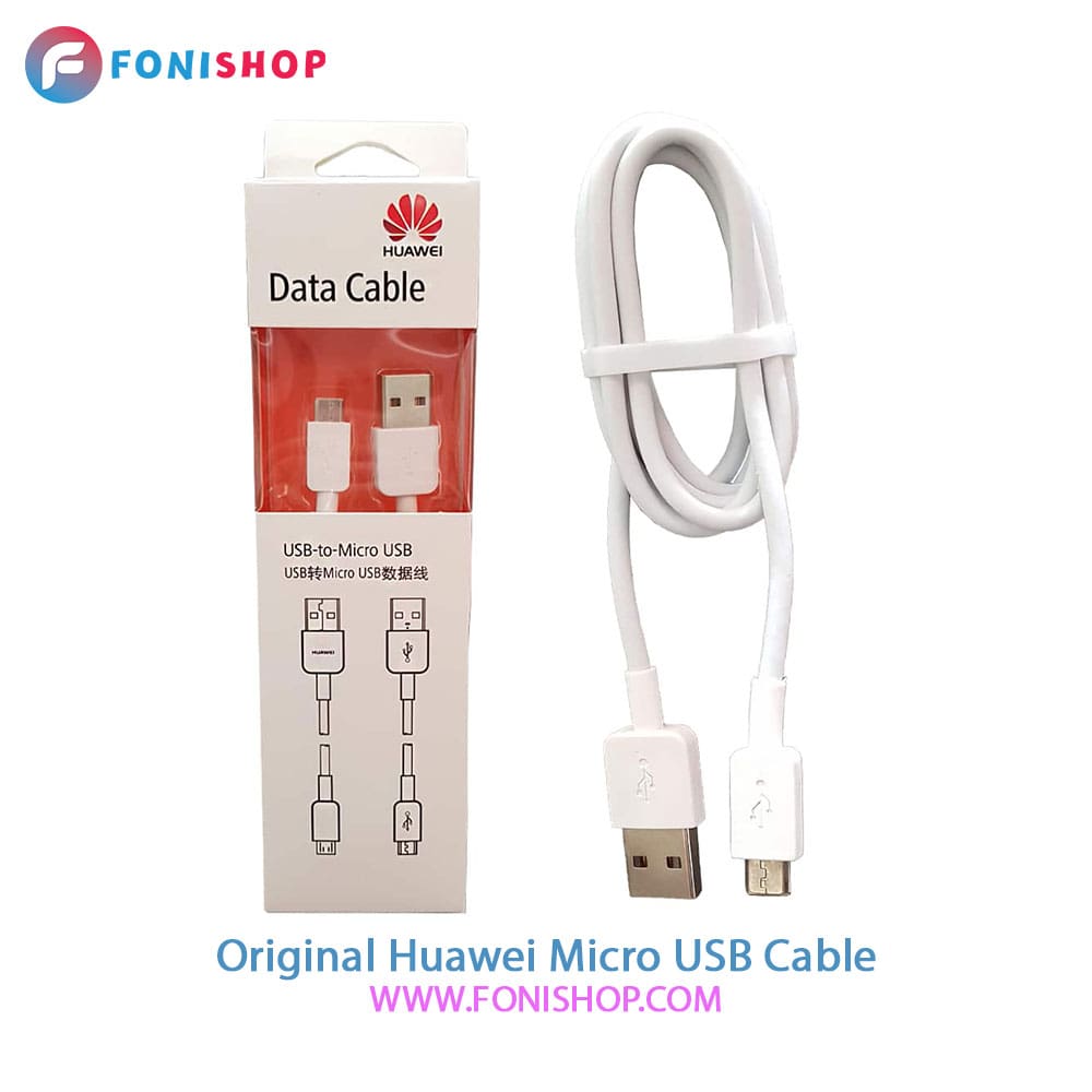 کابل شارژ و دیتا اصلی هواوی مدل Huawei Micro USB