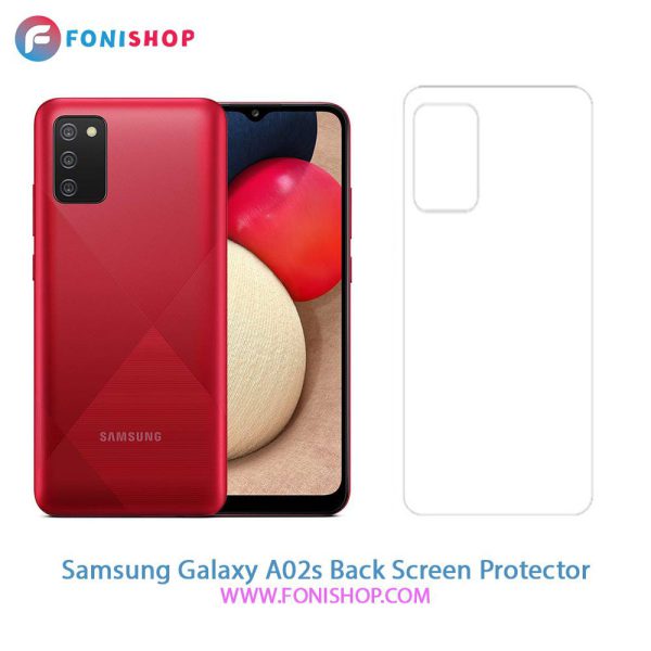 گلس برچسب محافظ پشت گوشی سامسونگ Samsung Galaxy A02s