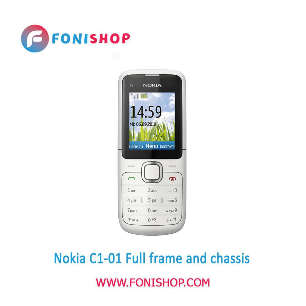 قاب و شاسی کامل نوکیا Nokia C1-01