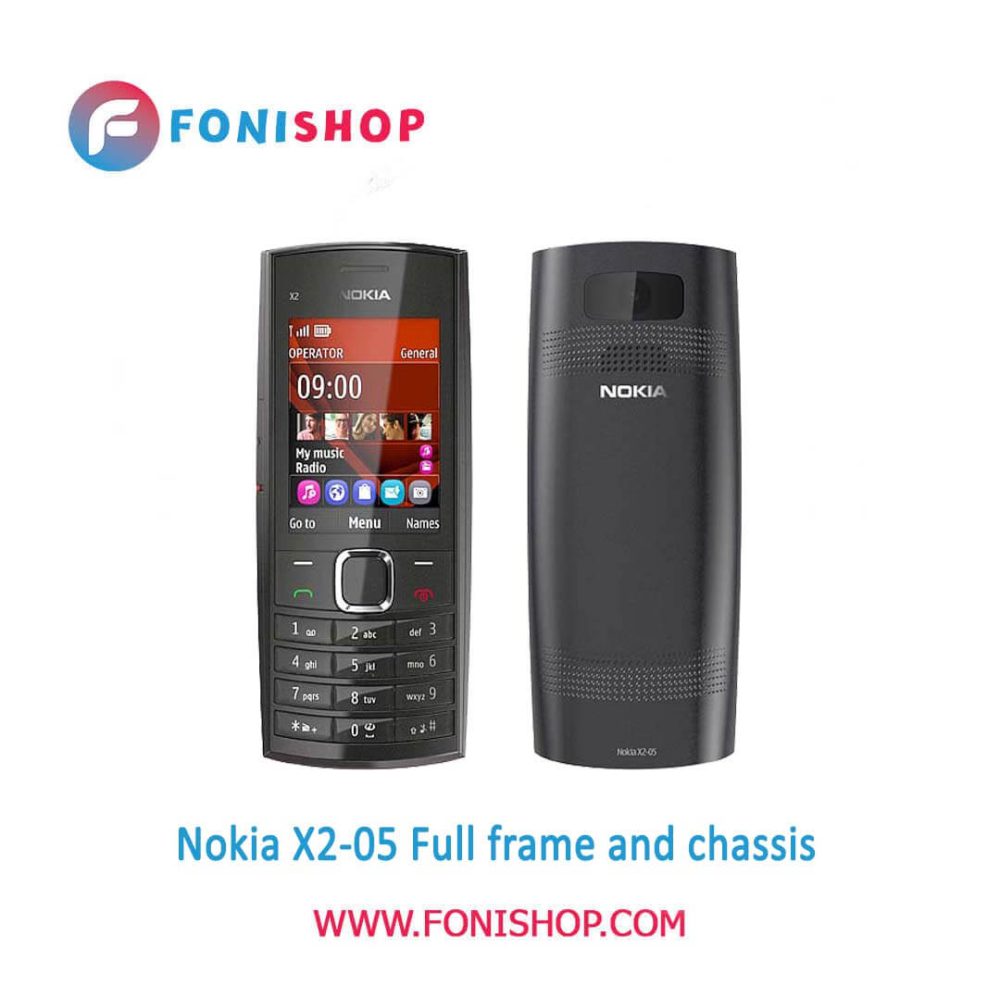 قاب و شاسی کامل نوکیا Nokia X2-05