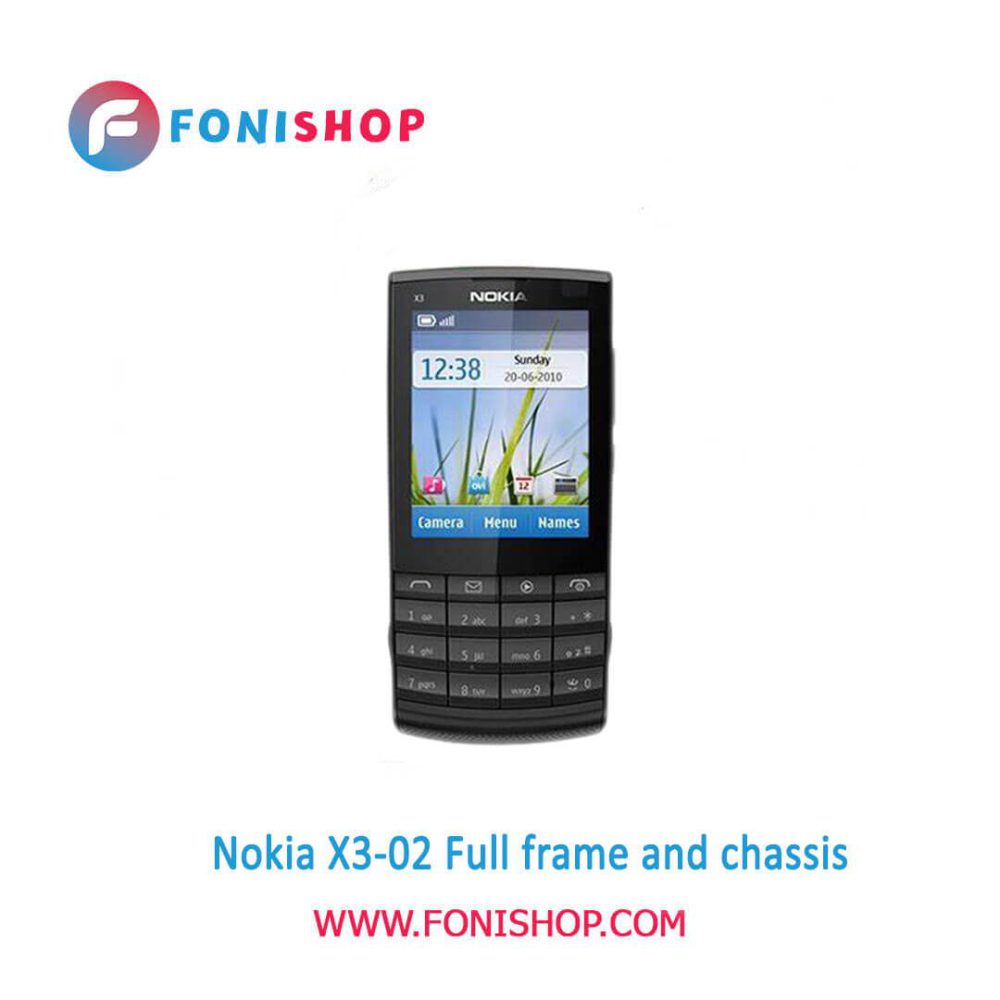 قاب و شاسی کامل نوکیا Nokia X3-02