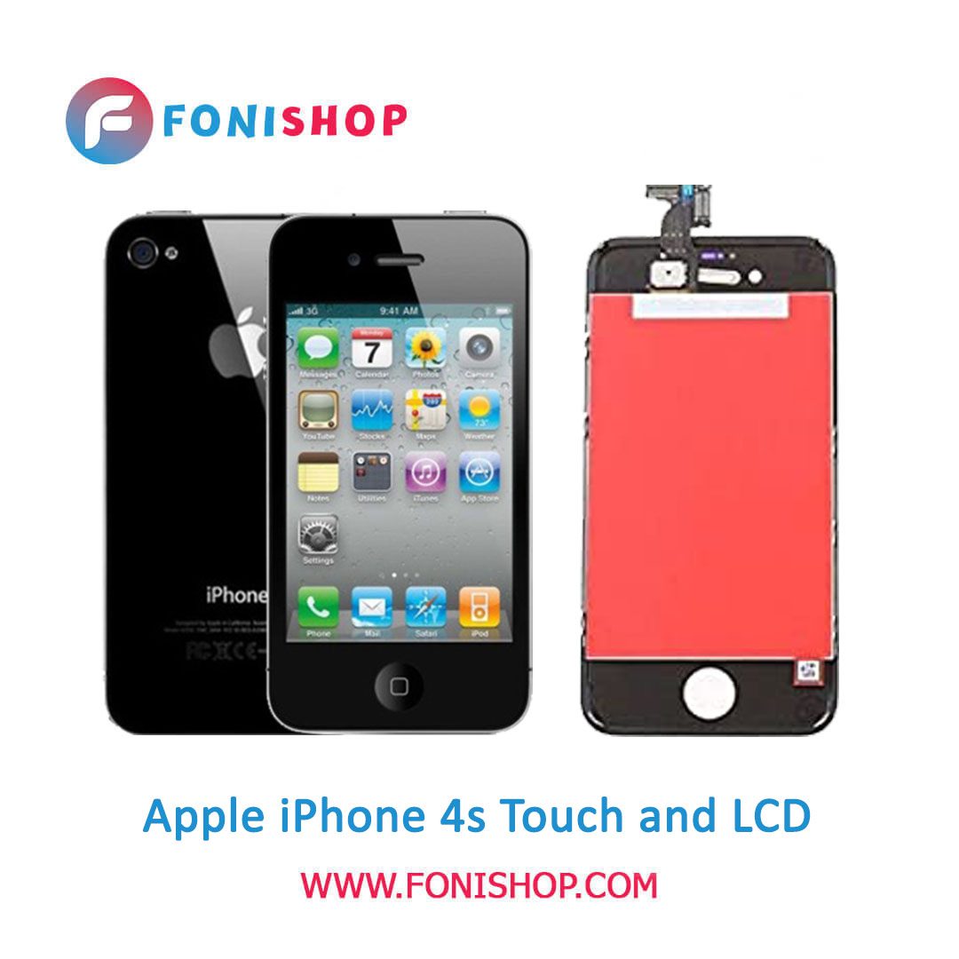 تاچ ال سی دی اورجینال گوشی اپل آیفون 4 اس / lcd Apple iPhone 4s