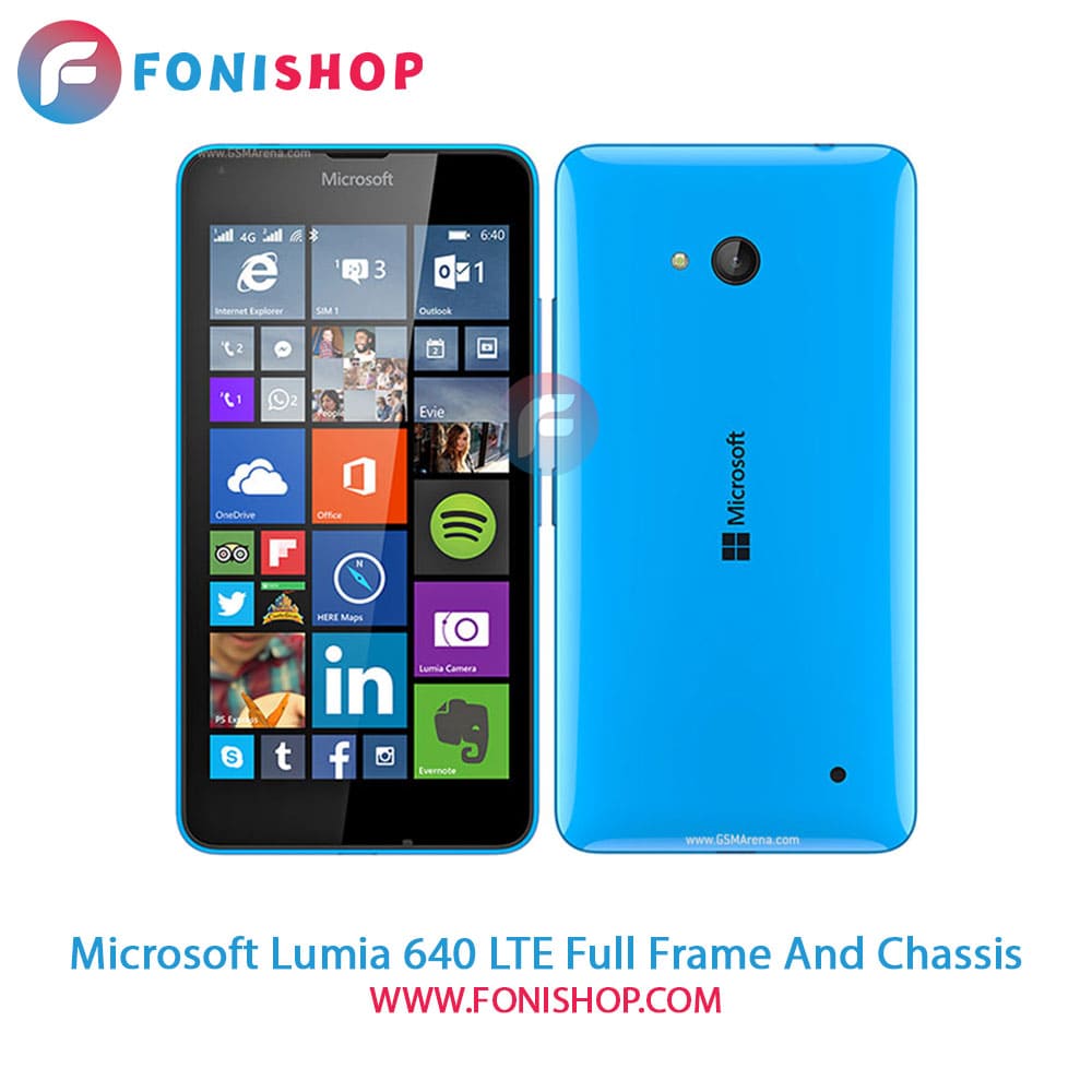 قاب و شاسی کامل مایکروسافت Microsoft Lumia 640 LTE
