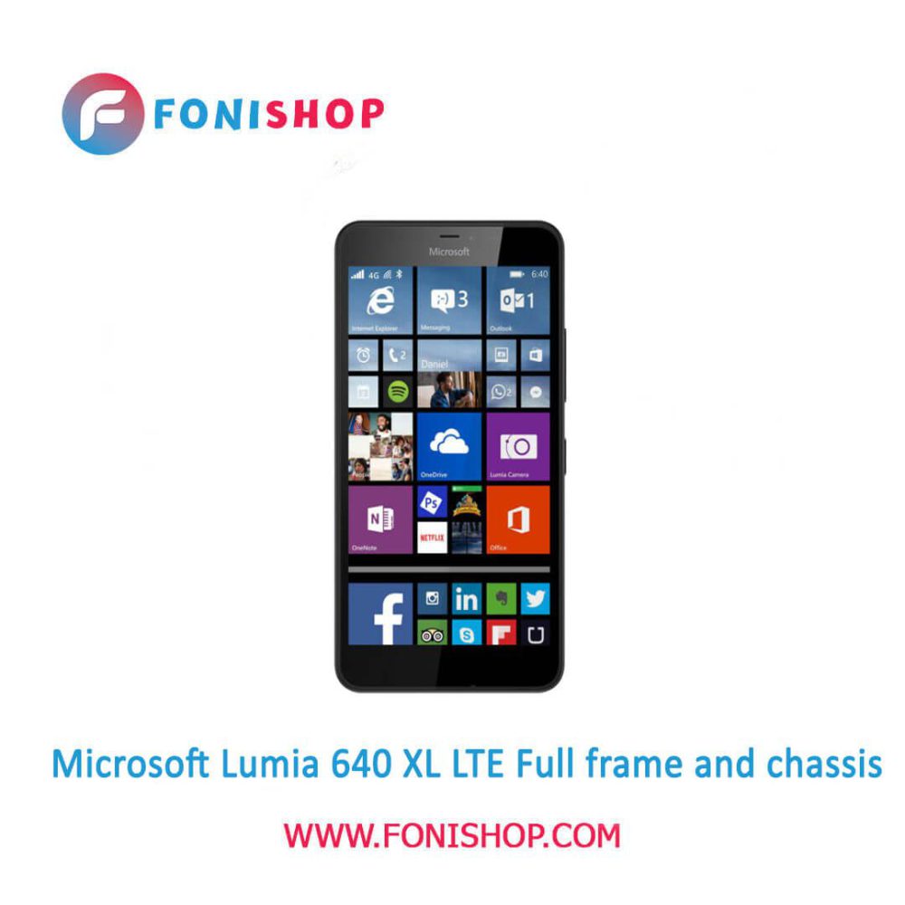 قاب و شاسی کامل مایکروسافت Microsoft Lumia 640 XL LTE