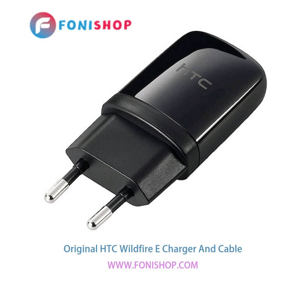 کابل شارژ و آداپتور (کلگی-سری) فست شارژ اصلی گوشی اچ تی سی وایلدفایر ایی / HTC Wildfire E