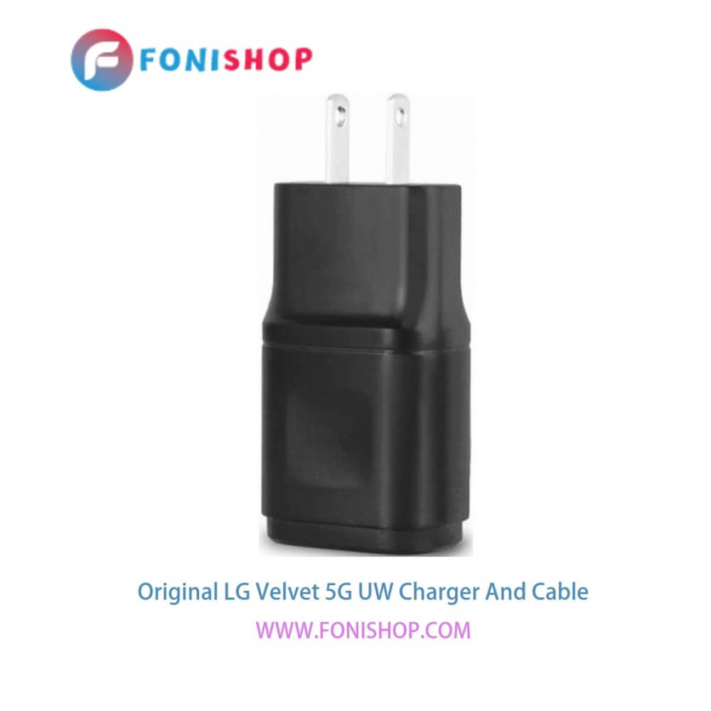 کابل شارژ و آداپتور (کلگی-سری) فست شارژ اصلی گوشی ال جی ولوت فایوجی یو دبلیو / LG Velvet 5G UW
