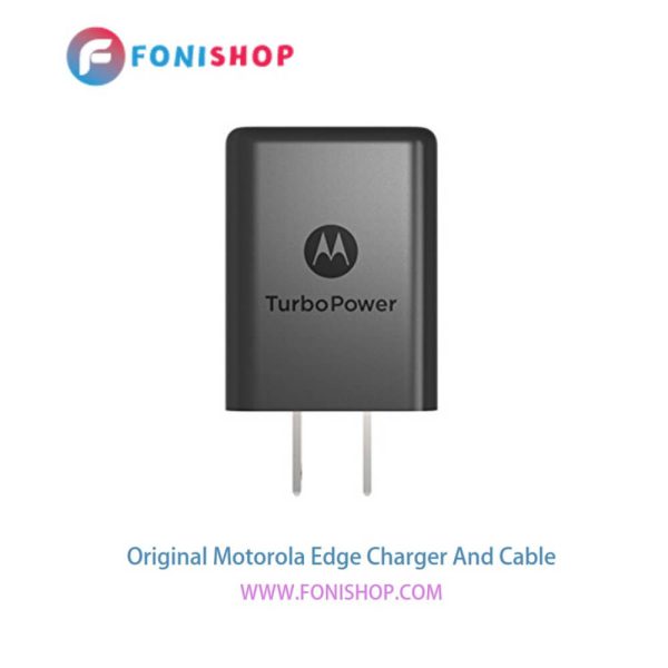 کابل شارژ و آداپتور (کلگی-سری) فست شارژ اصلی گوشی موتورولا ادج / Motorola Edge
