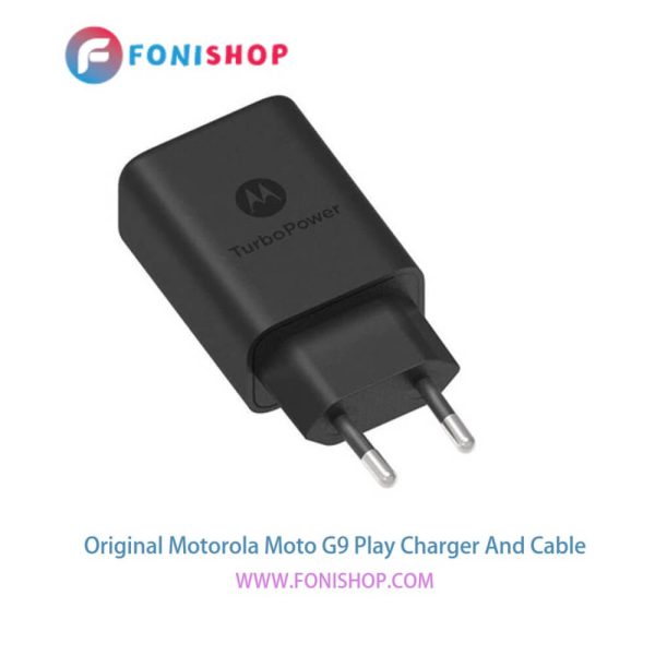 کابل شارژ و آداپتور (کلگی-سری) فست شارژ اصلی گوشی موتورولا موتو جی 9 پلی / Motorola Moto G9 Play
