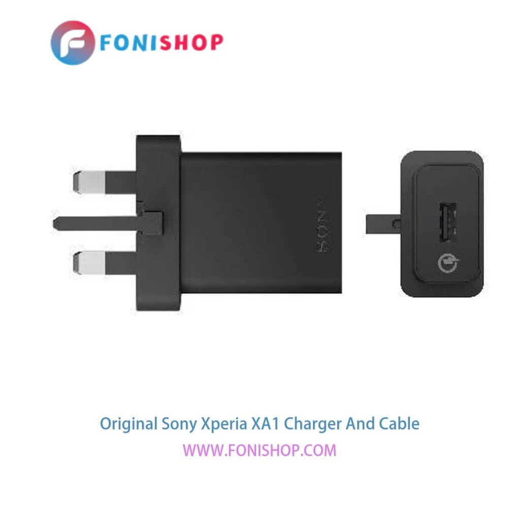 کابل شارژ و آداپتور (کلگی-سری) فست شارژ اصلی سونی اکسپریا ایکس ای 1 / Sony Xperia XA1