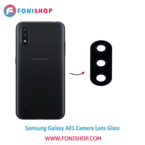 شیشه لنز دوربین گوشی سامسونگ Samsung Galaxy A01