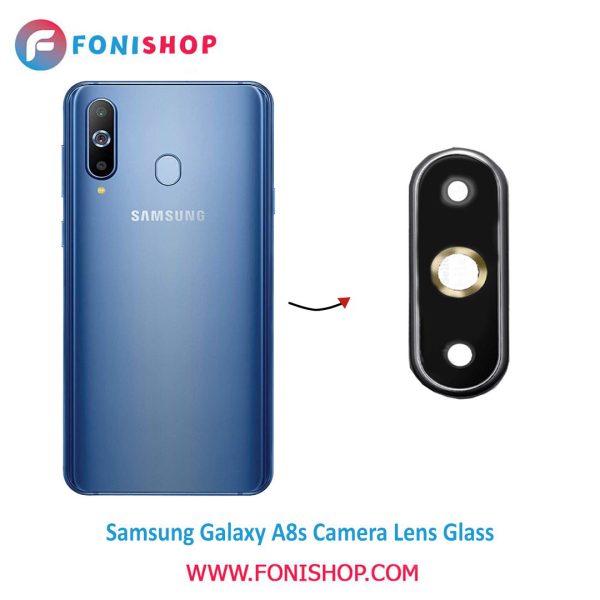 شیشه لنز دوربین گوشی سامسونگ Samsung Galaxy A8s