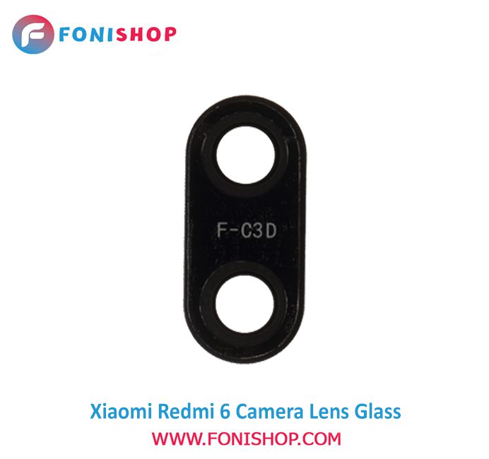 شیشه لنز دوربین گوشی شیائومی Xiaomi Redmi 6