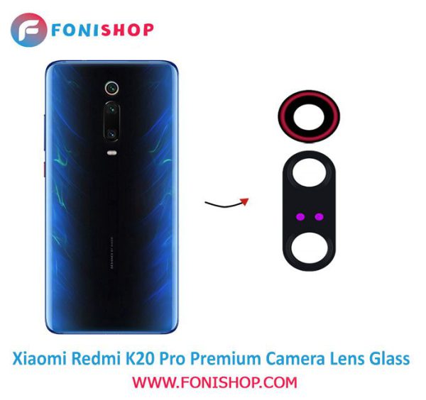 شیشه لنز دوربین گوشی شیائومی Xiaomi Redmi K20 Pro Premium