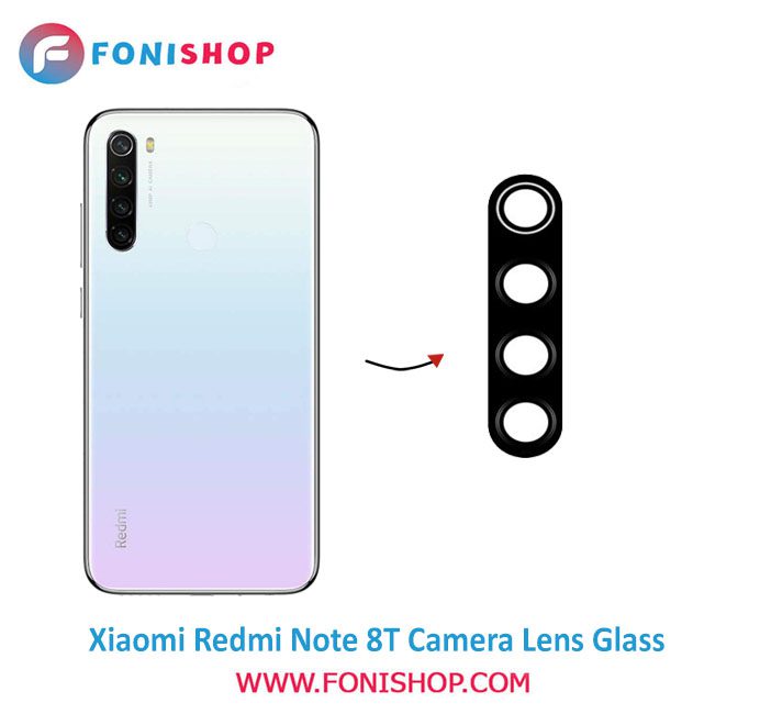 شیشه لنز دوربین گوشی شیائومی Xiaomi Redmi Note 8T