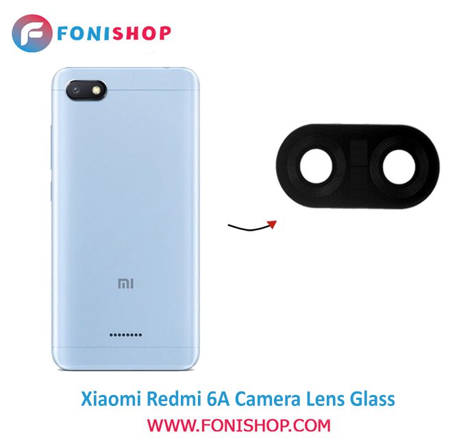شیشه لنز دوربین گوشی شیائومی Xiaomi Redmi 6A