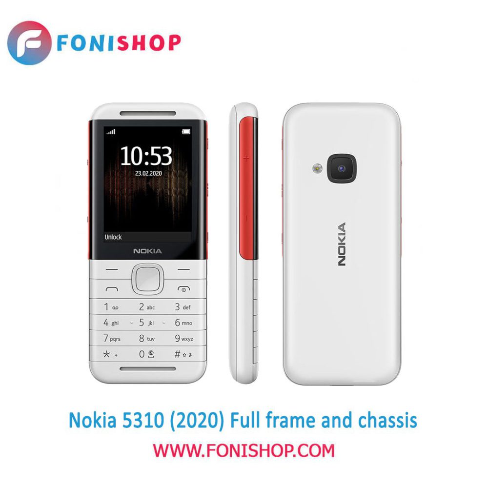 قاب و شاسی کامل نوکیا Nokia 5310 2020