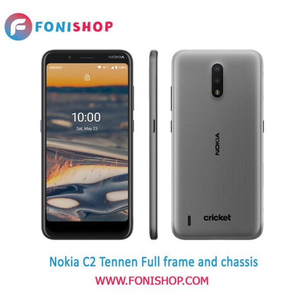 قاب و شاسی کامل گوشی نوکیا Nokia C2 Tennen