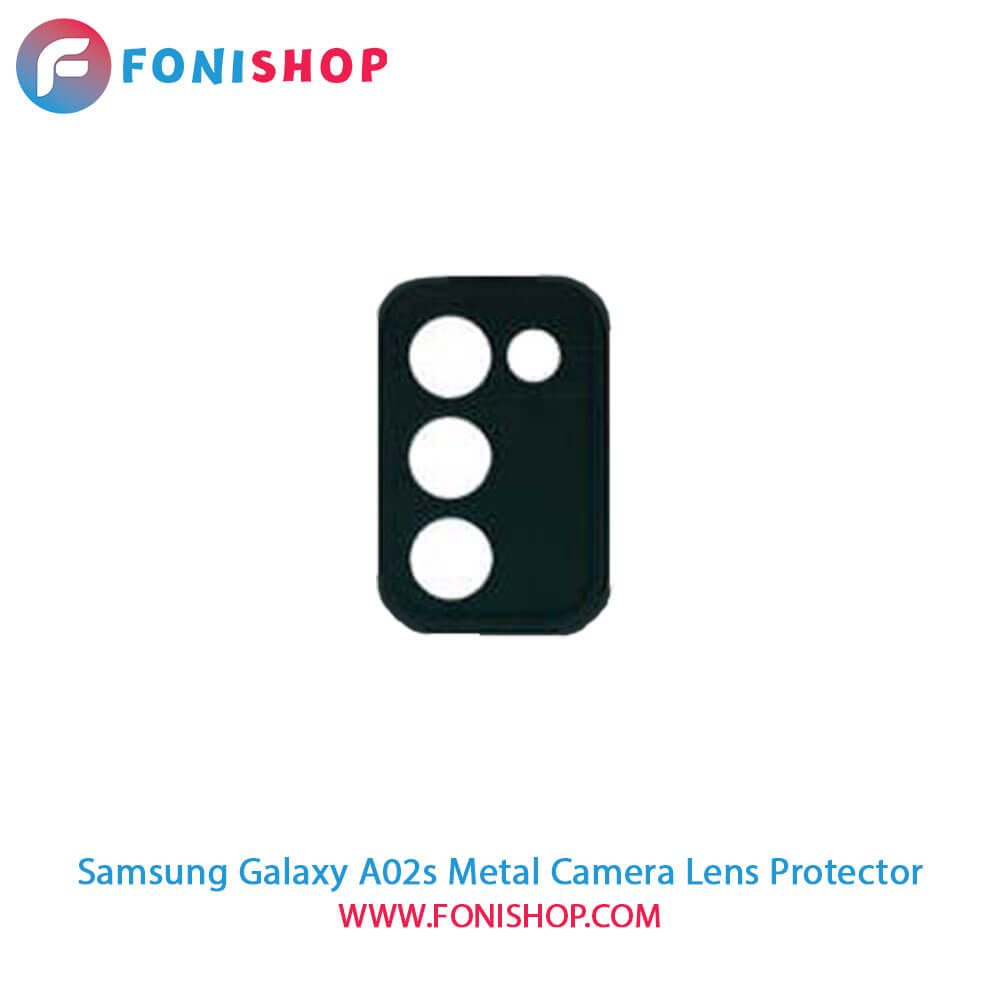 محافظ لنز فلزی دوربین سامسونگ Samsung Galaxy A02s