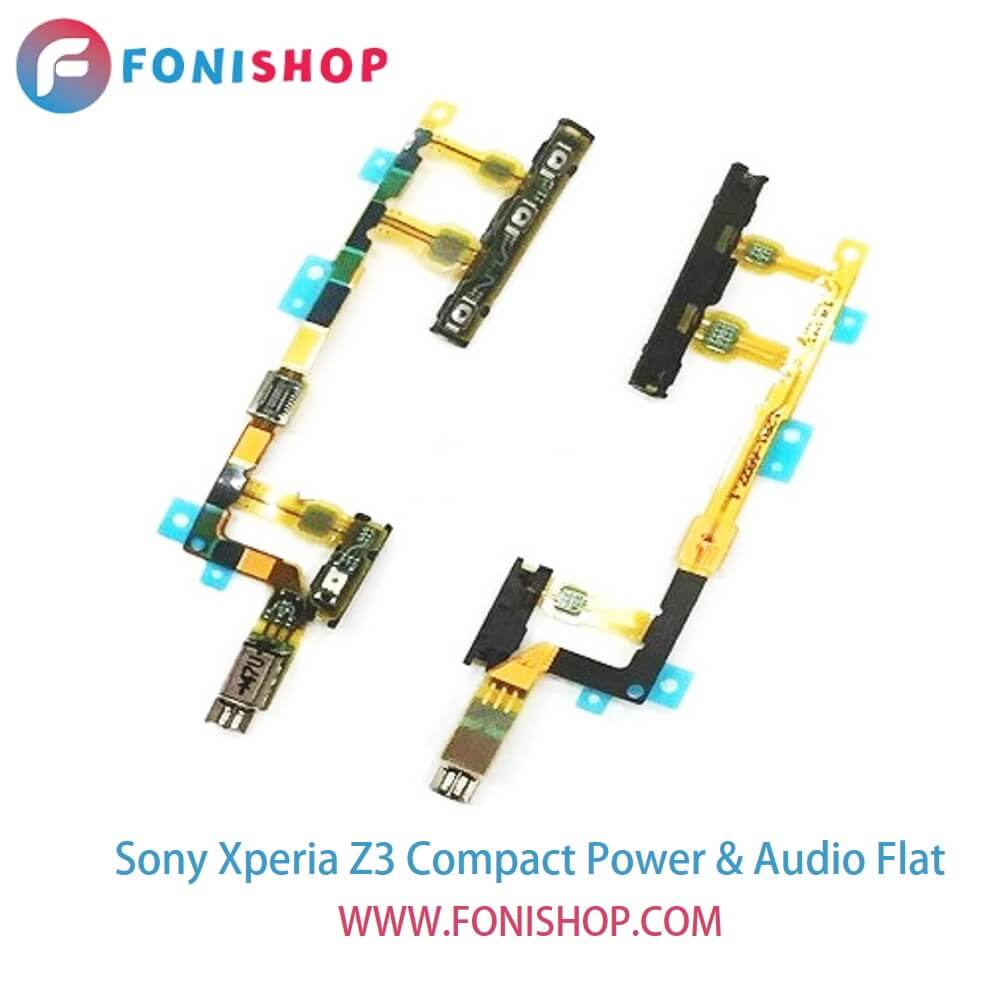 فلت پاور و صدا گوشی سونی اکسپریا زد3 کمپکت Xperia Z3 Compact