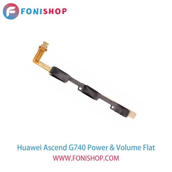 فلت پاور و صدا گوشی هوآوی اسند جی Huawei Ascend G740